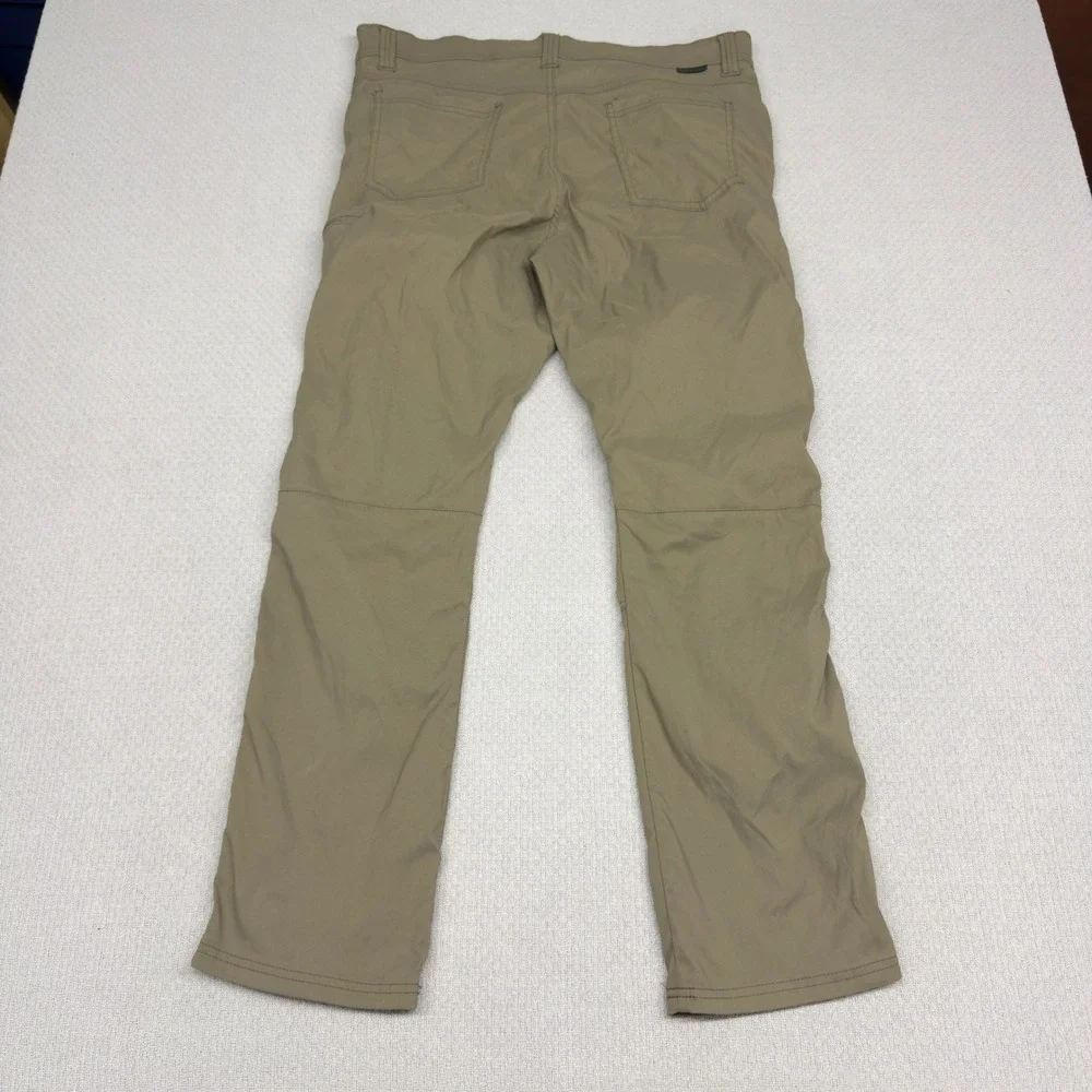 Wrangler ATG All Terrain Gear Pants 38x30 Tan Nylon Cargo Hiking Trail Stretch
